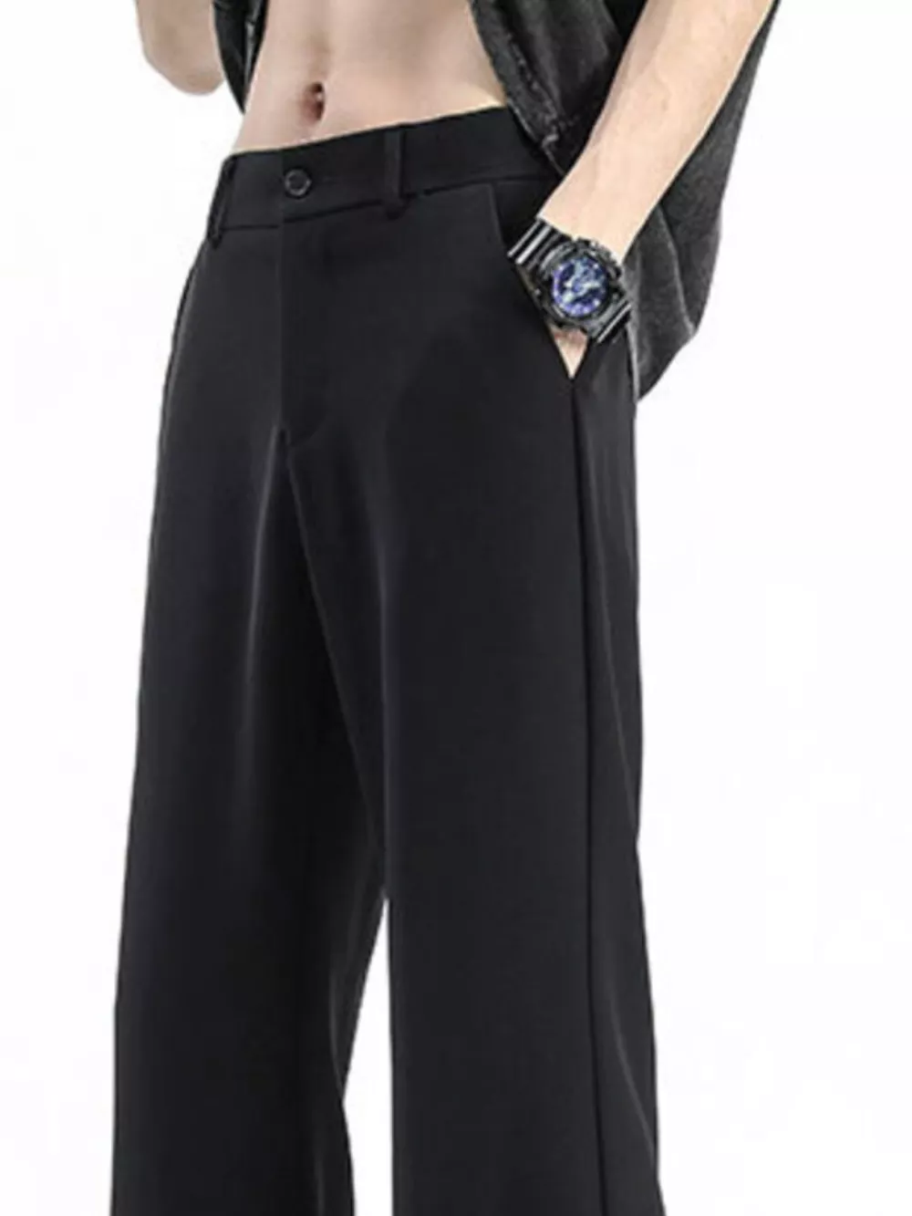 Men's Full Size Loose Fit Casual Pants Plus Size, image 4