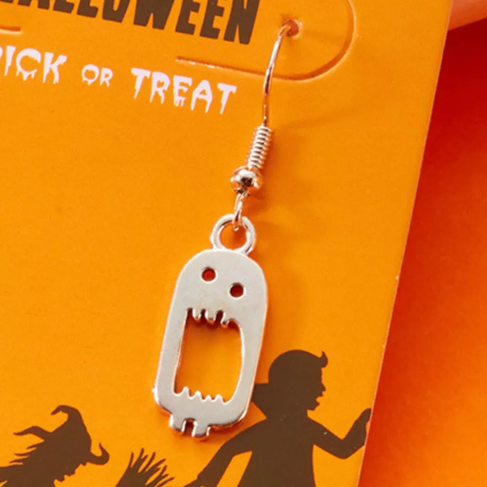 Halloween Asymmetrical Drop Earrings, image 4