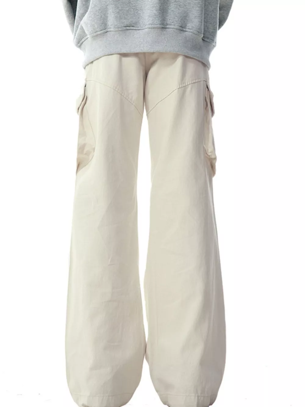 Men's Wide Leg Cargo Pants, image 3