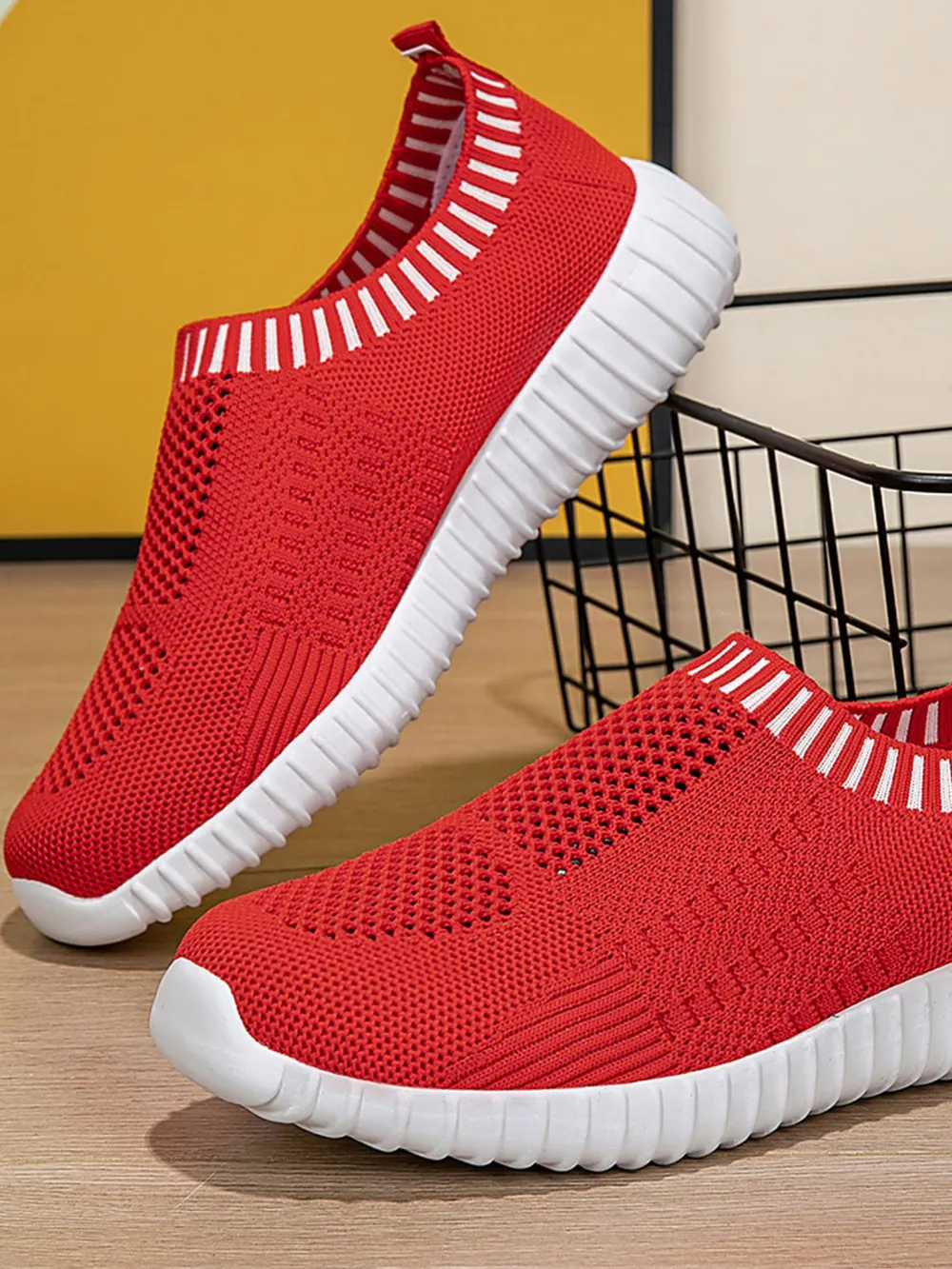 Breathable Knit Slip-On Athletic, image 6