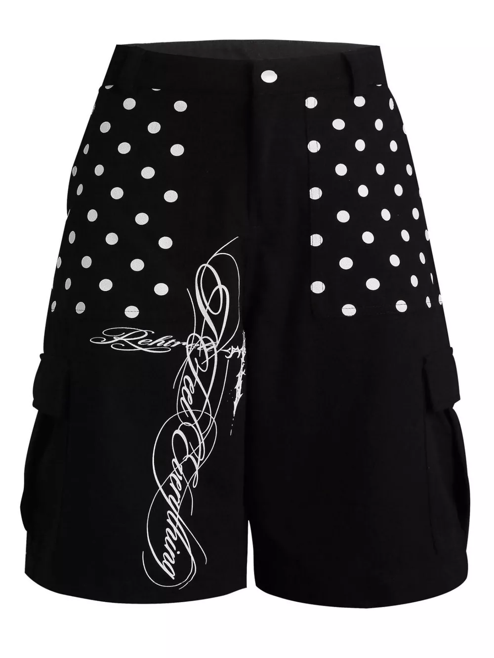Men's Polka Dot Cargo Capris, image 3