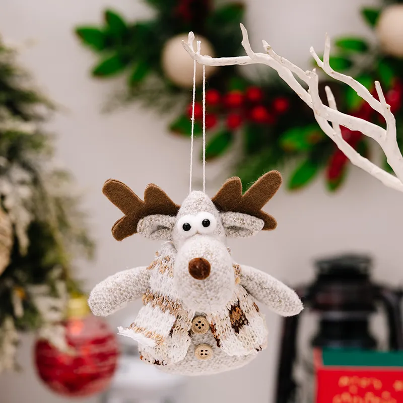 Santa Snowman Reindeer Hanging Ornament, image 6