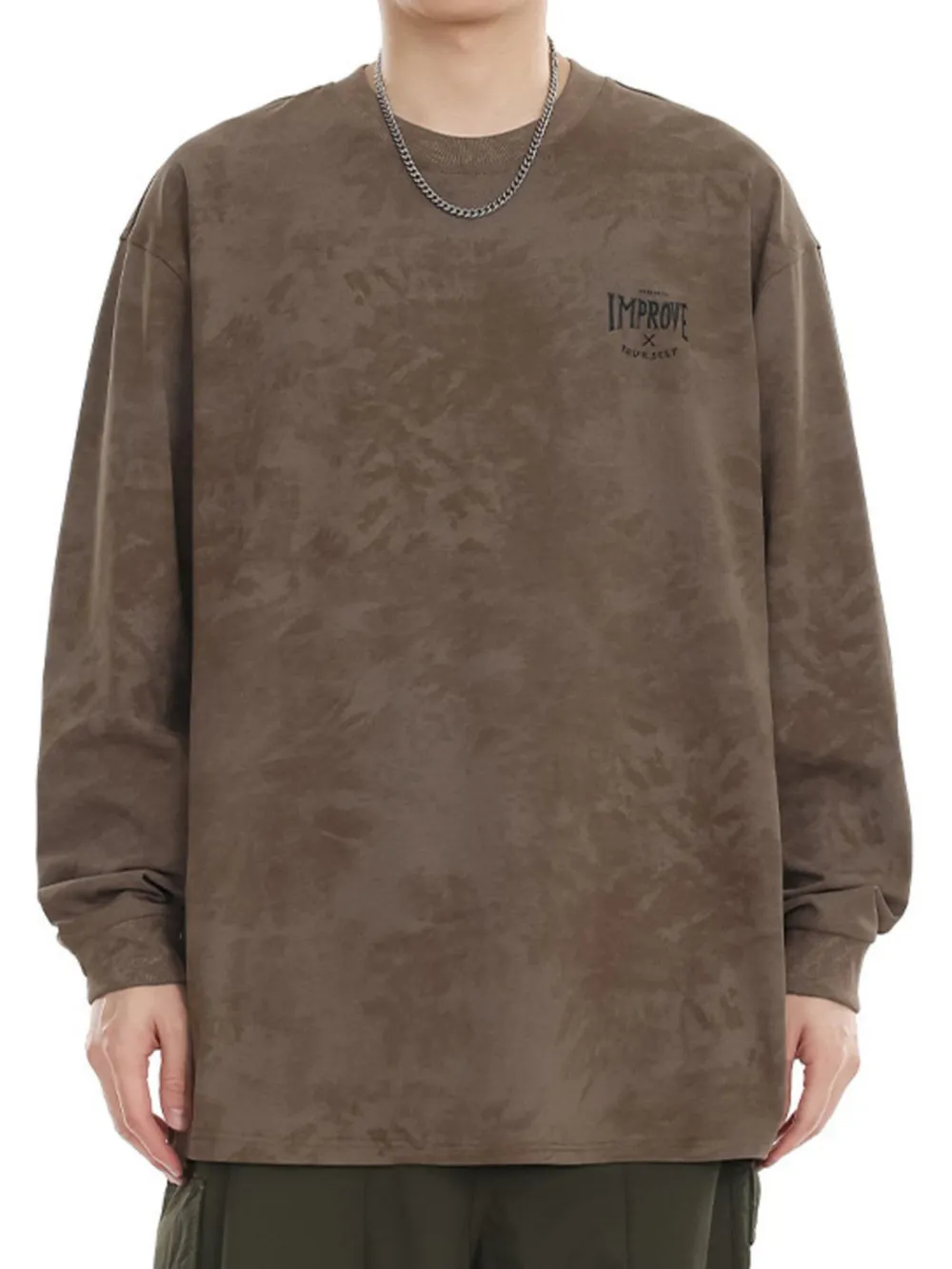 Men's Plus Size Printed Oversized Sweatshirt, image 3