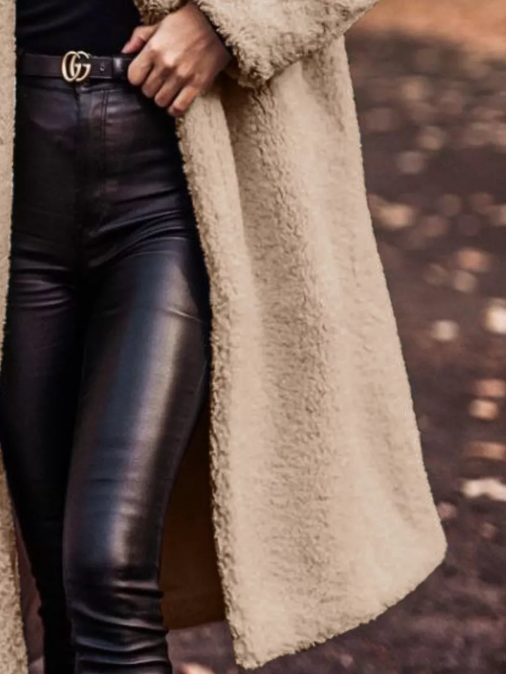 Teddy Bear Hooded Longline Outerwear, image 9