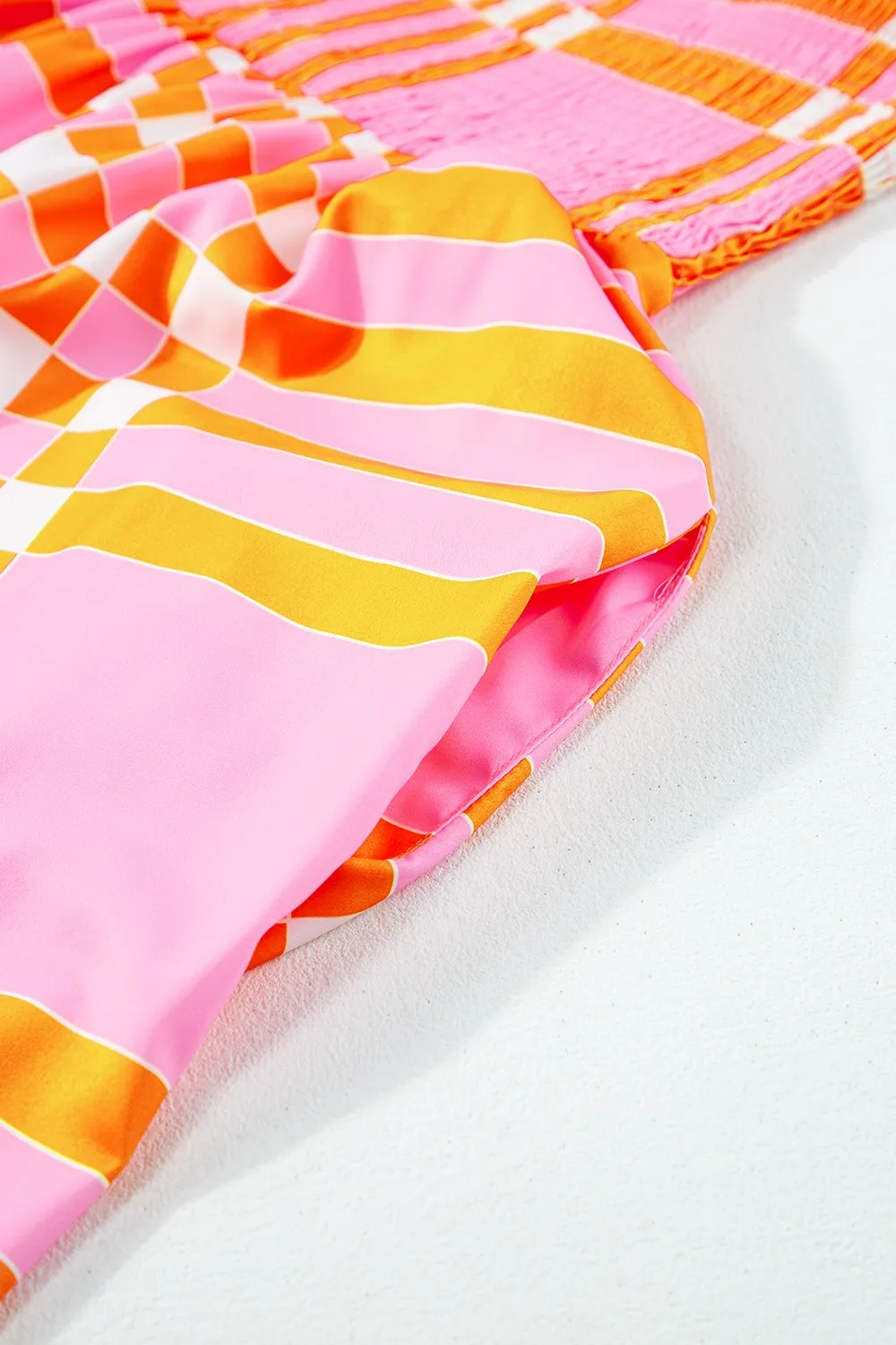 Color Block Tie Shoulder Dress, image 4