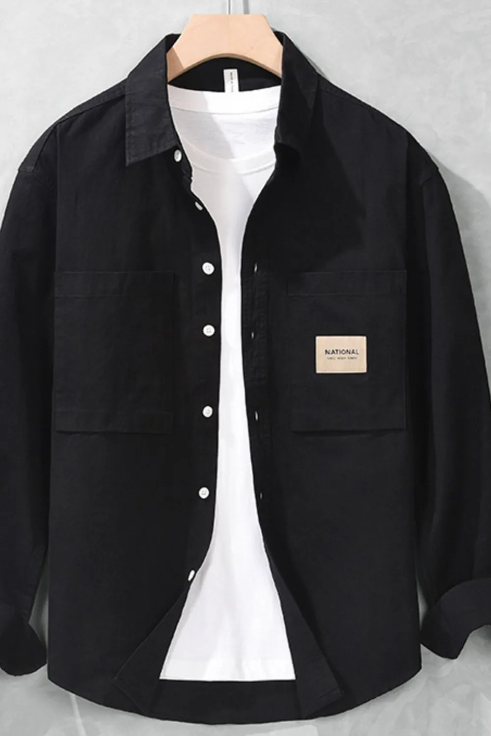 Men's Long Sleeve Button-Up Shirt