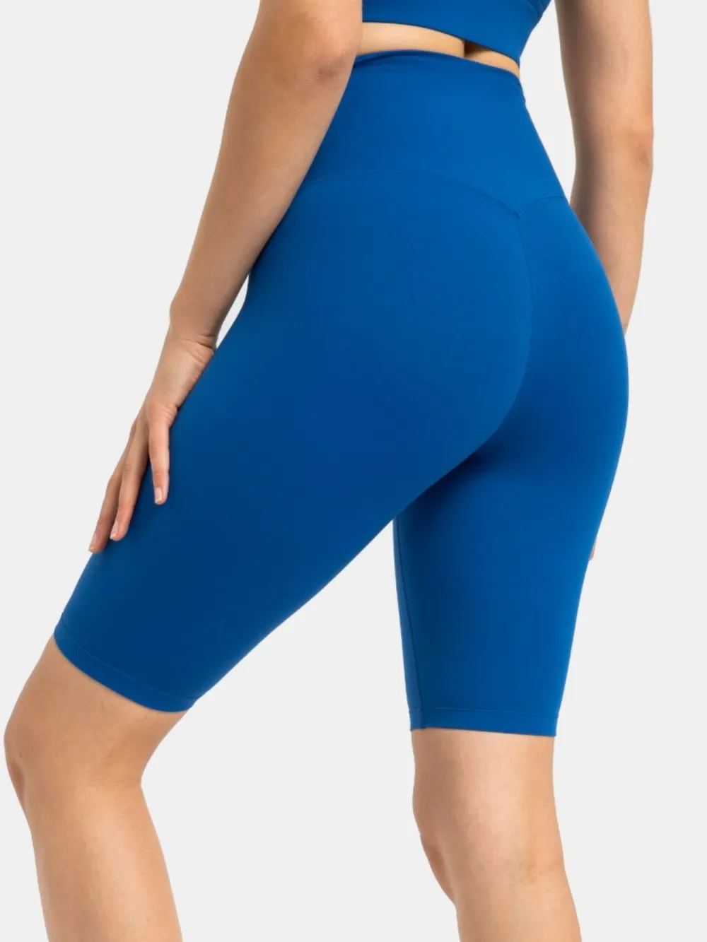 High Rise Wide Waistband Active Shorts, image 11
