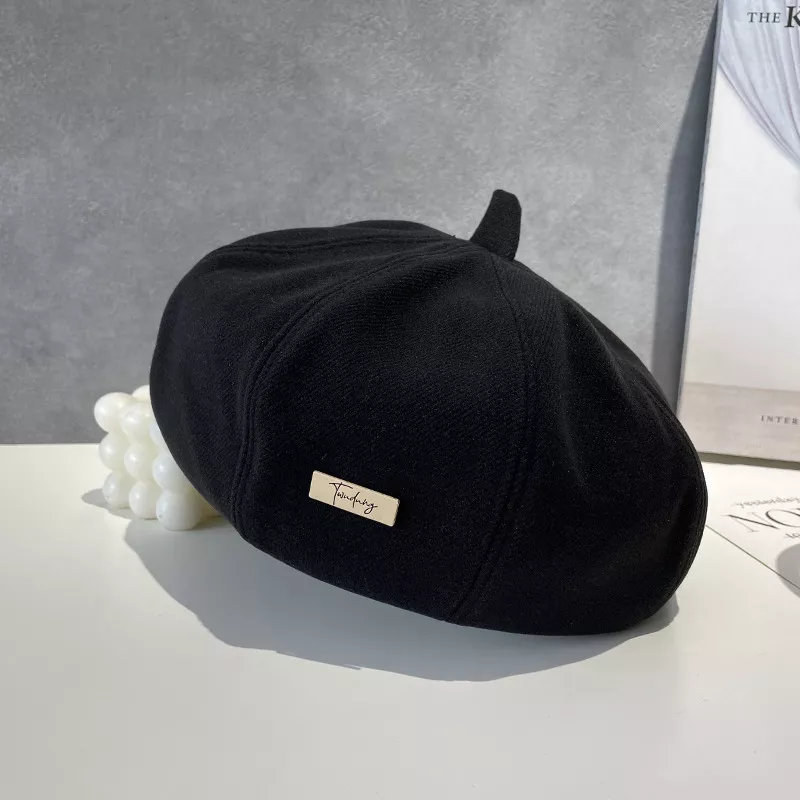 Classic Solid Color Beret Hat