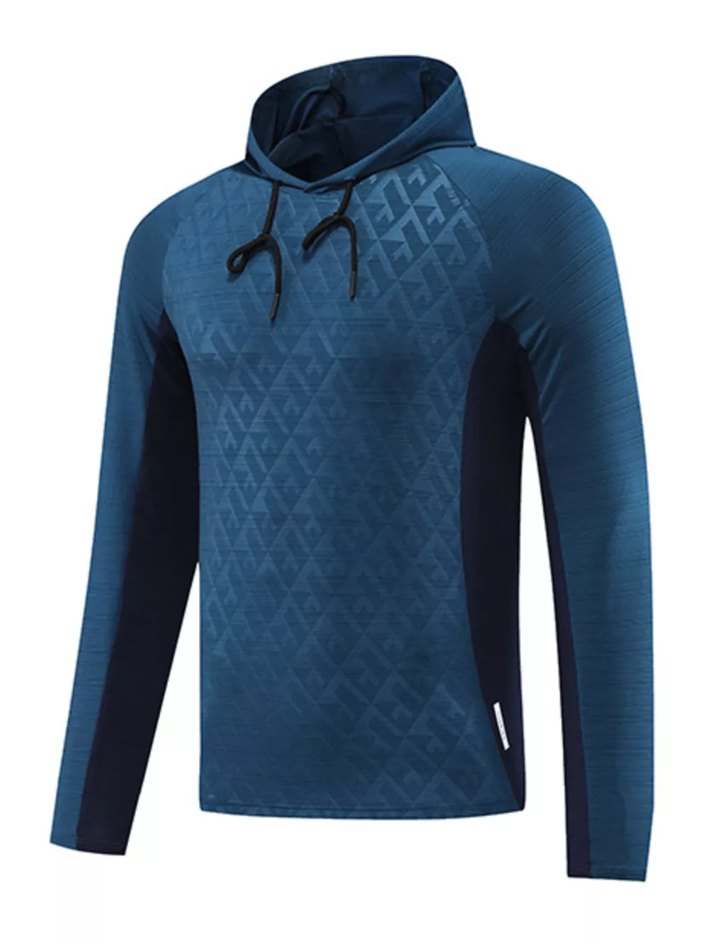 Men's Plus Size Raglan Sleeve Athletic Fit Hoodie, image 5