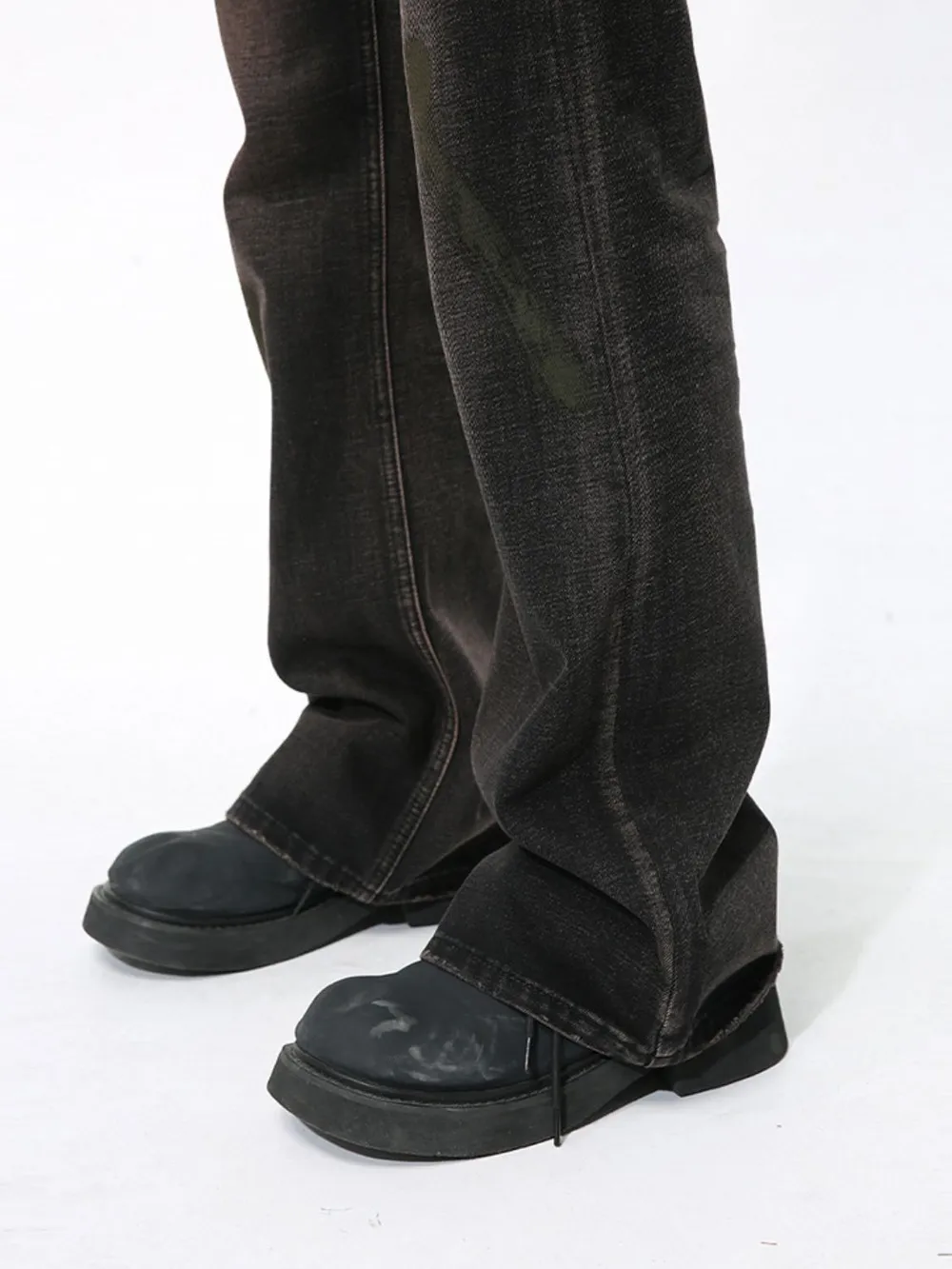 Men's Clean Fit Bootcut Jeans with Pockets, image 3