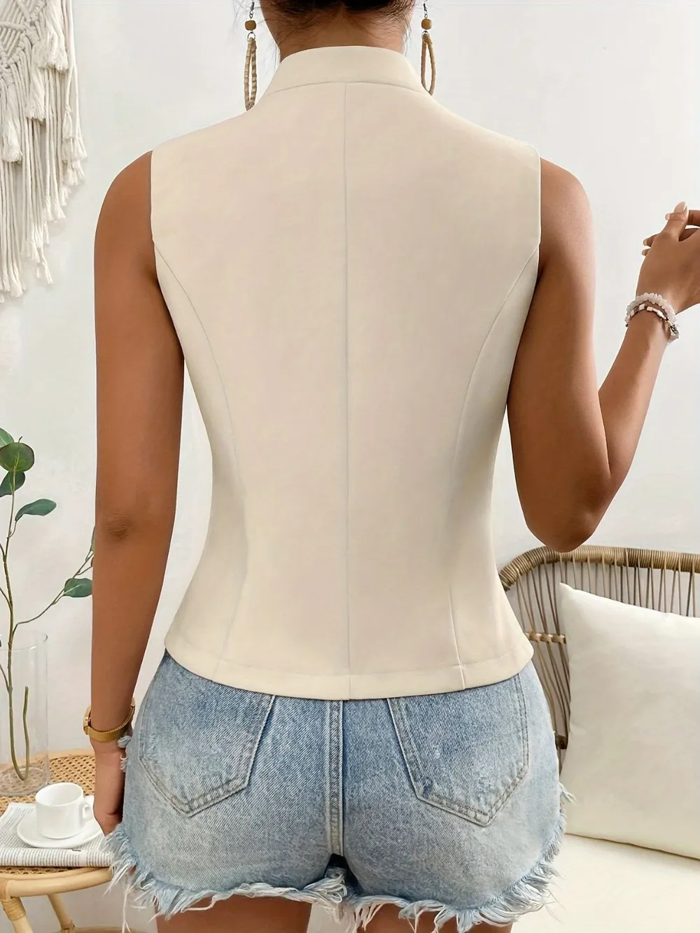 Button Down Vest Coat, image 6