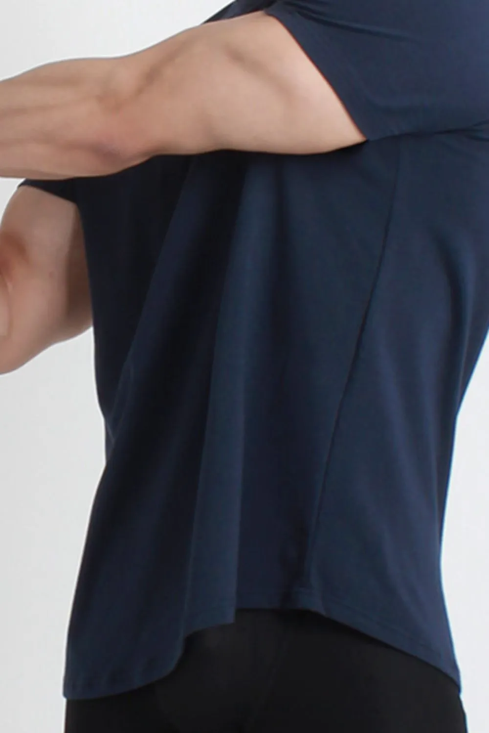 Men's Plus Size Round Neck Short Sleeve T-Shirt, image 2