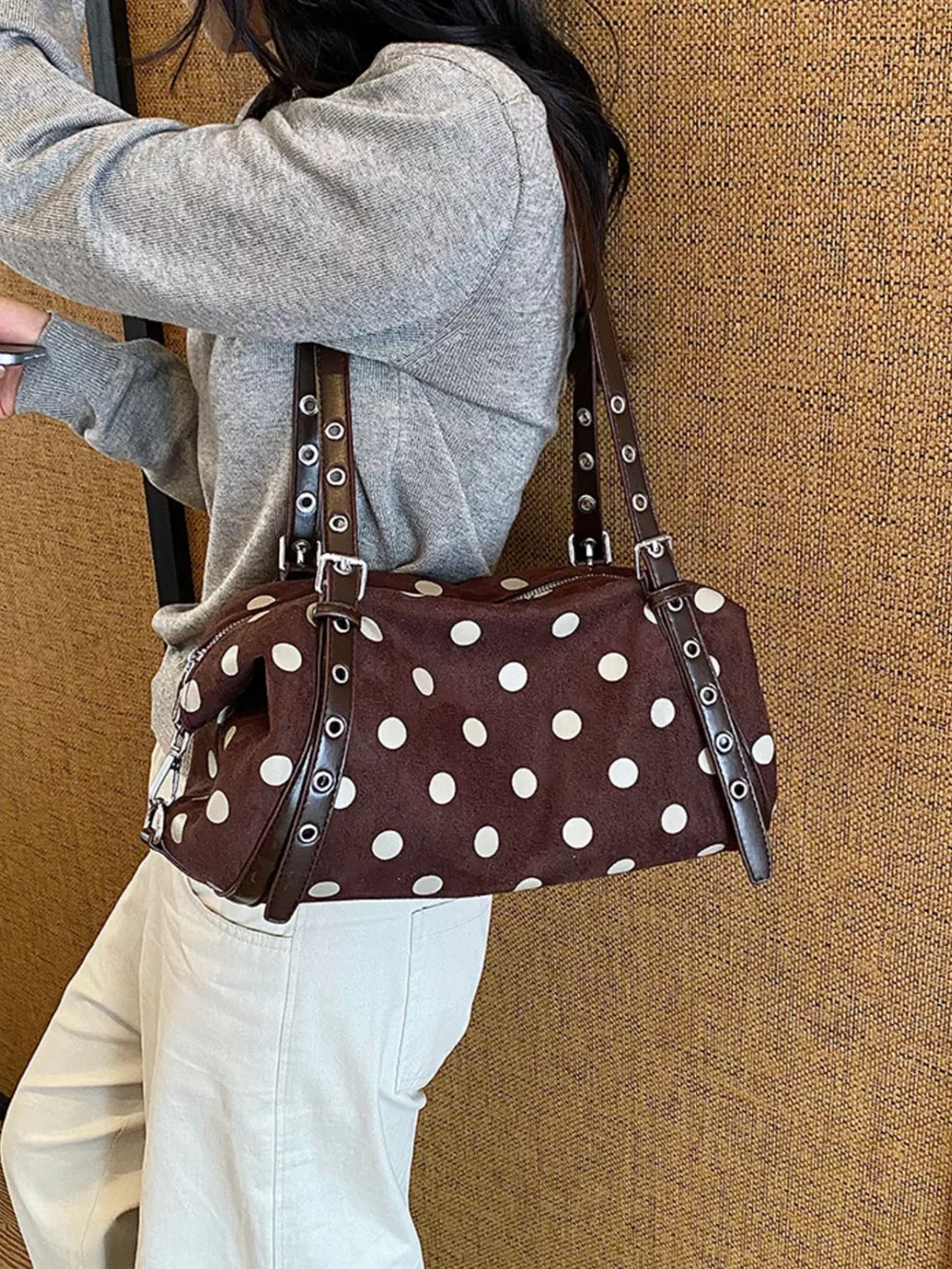 Polka Dot Shoulder Bag, image 9