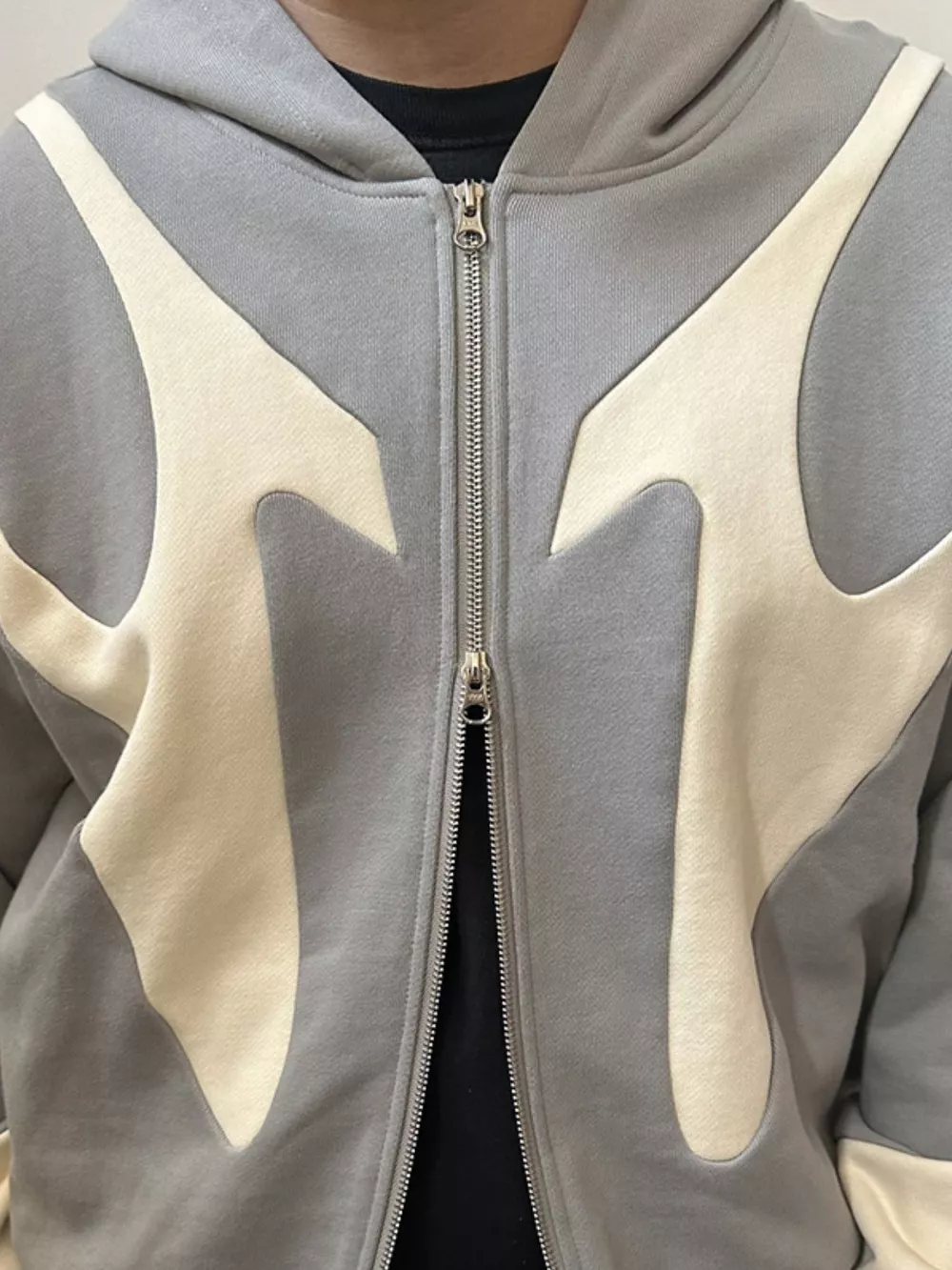 Men's Streetwear Oversized Color-Block Hoodie, image 5