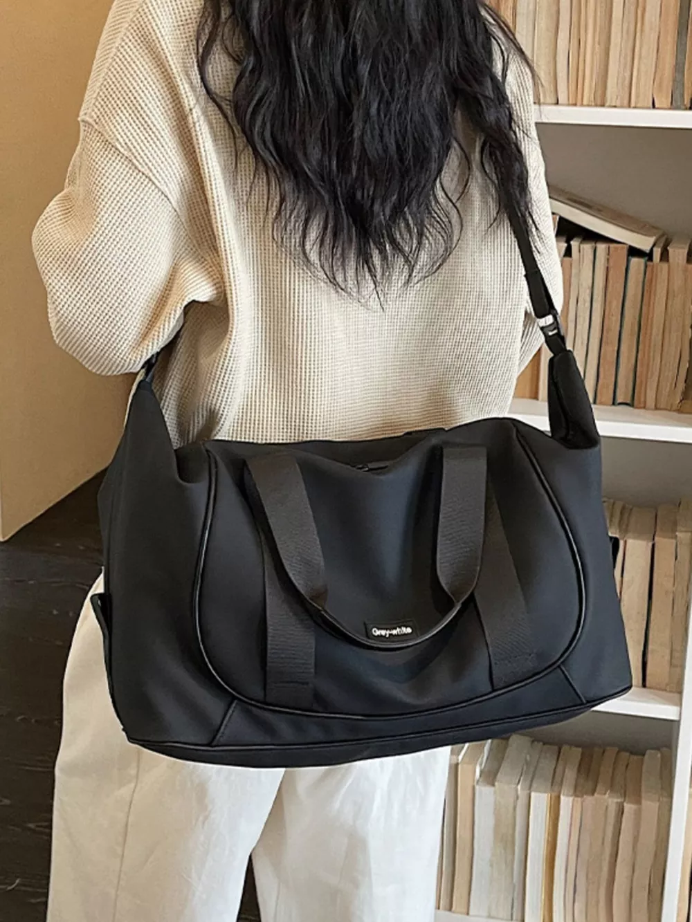 Adjustable Strap Nylon Travel Bag, image 7