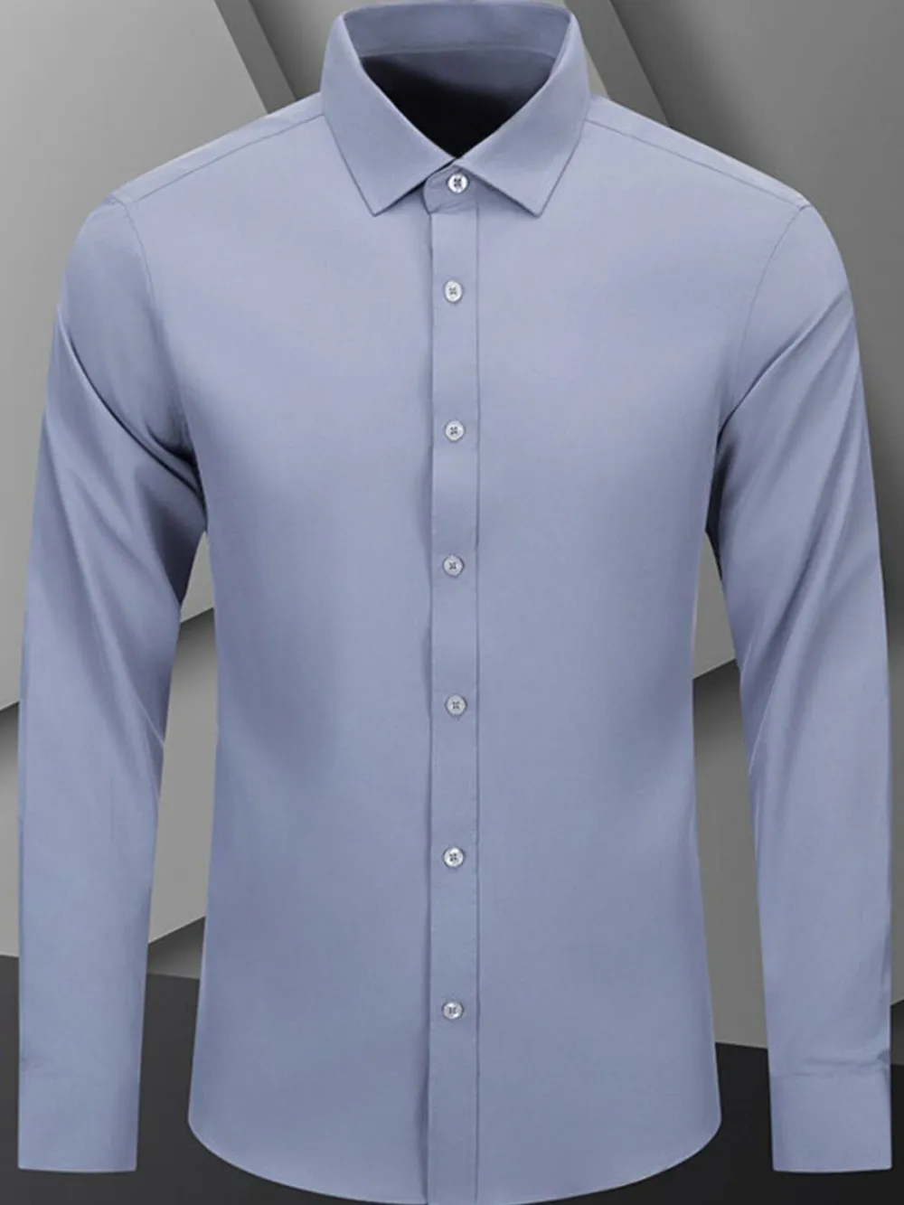 Men's Full Size Button Up Long Sleeve Shirt Plus Size, image 4