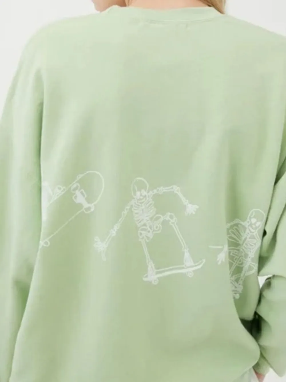 Skeleton Graphic Oversized Sweatshirt, image 11