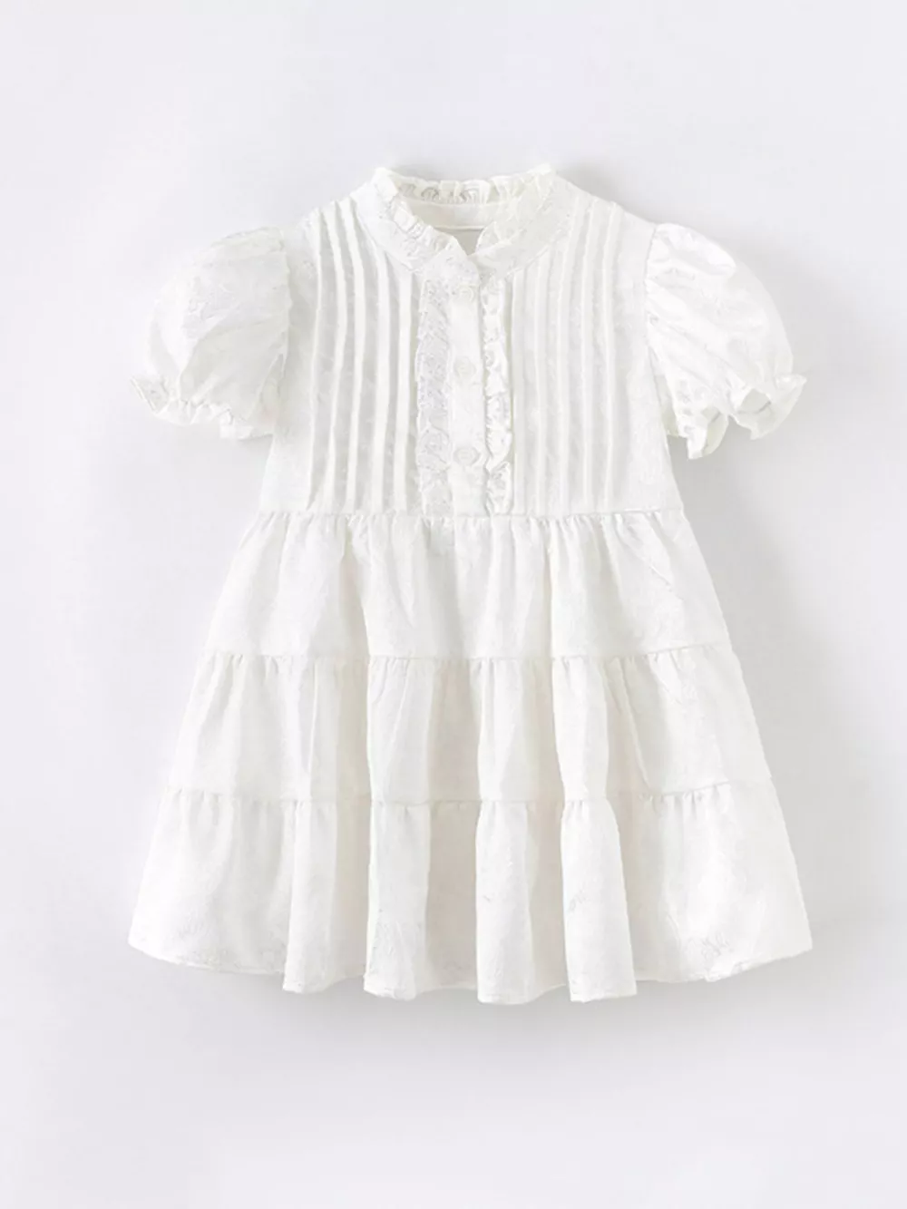 Children's Elegant Tiered Ruffle Dress