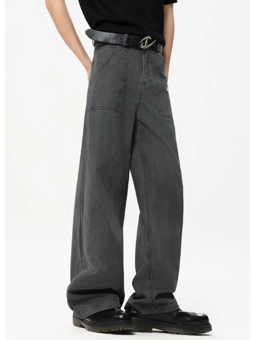 Men's Wide Leg Pants, image 2