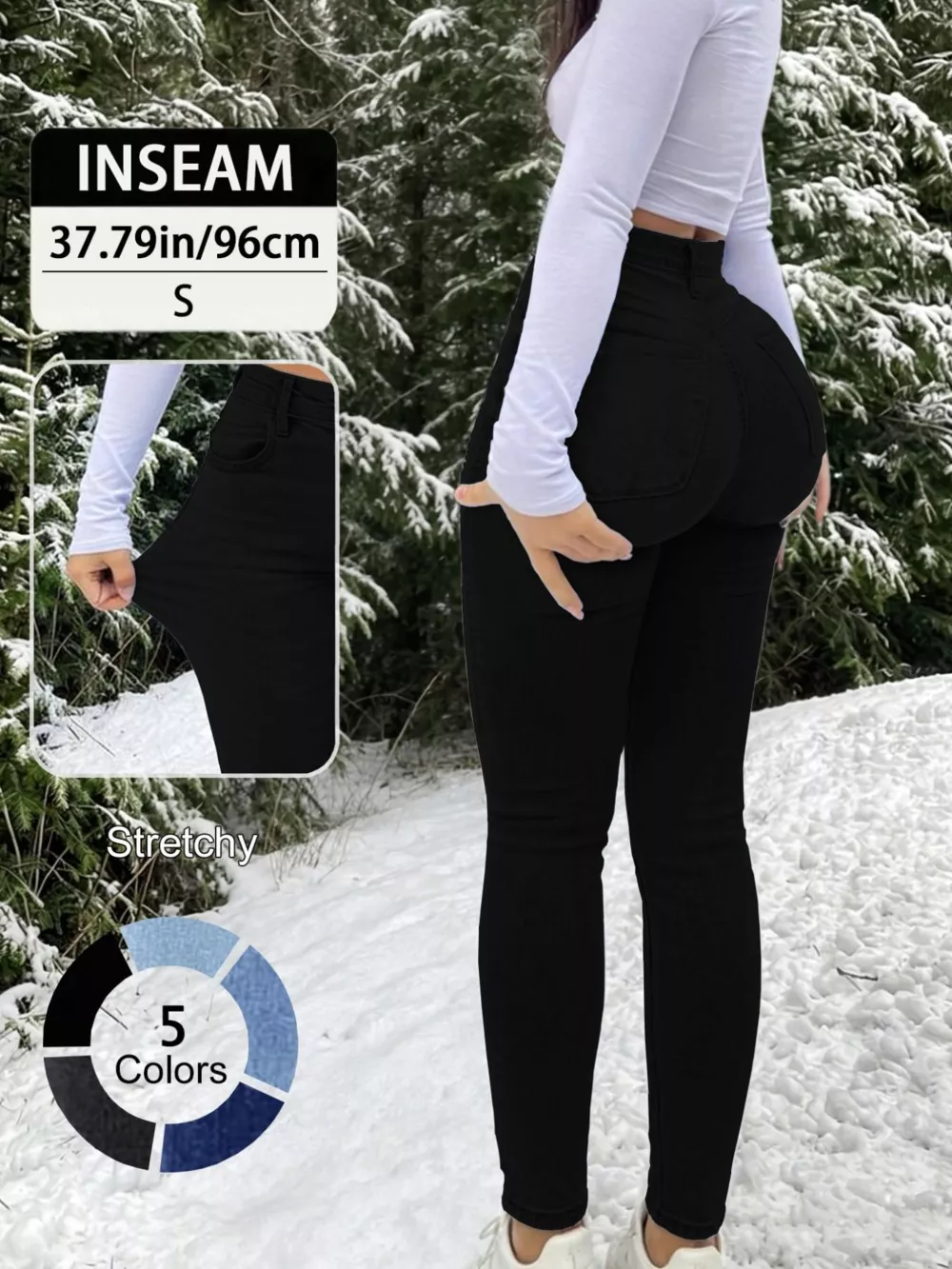 High-Waisted Skinny Jeans, image 26