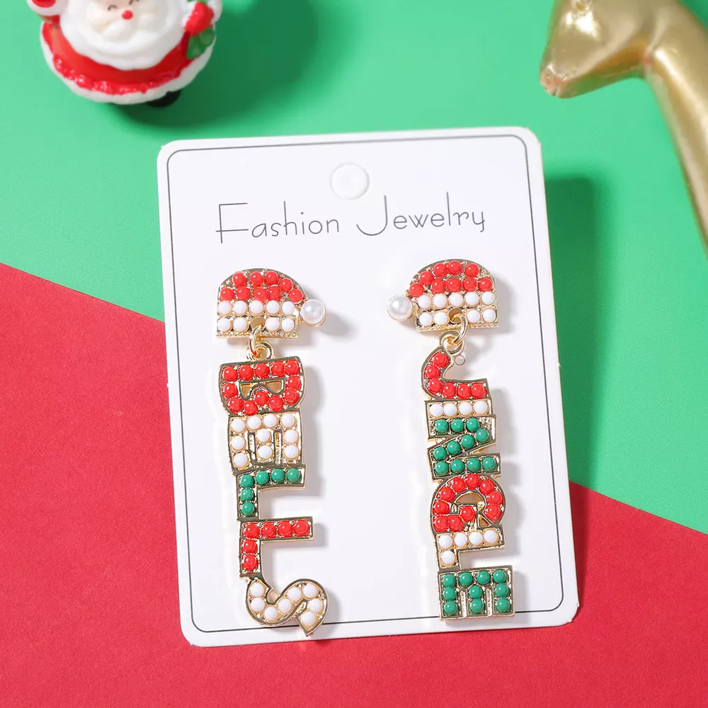 Christmas Jingle Bells Drop Earrings, image 4