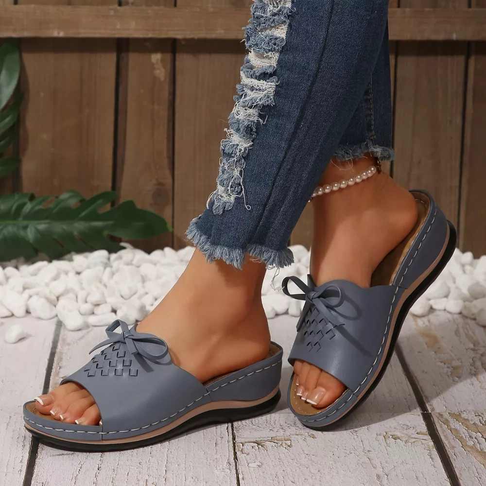 Open Toe Wedge Sandals, image 3