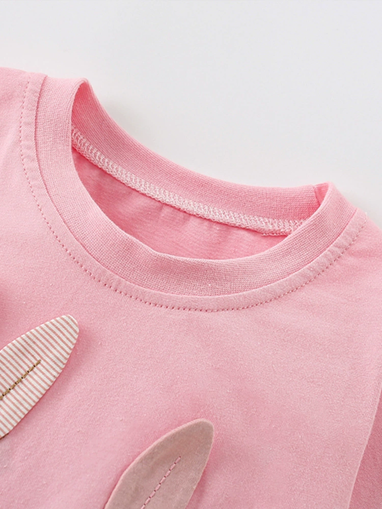 Children's Bunny Applique Long Sleeve T-Shirt, image 2