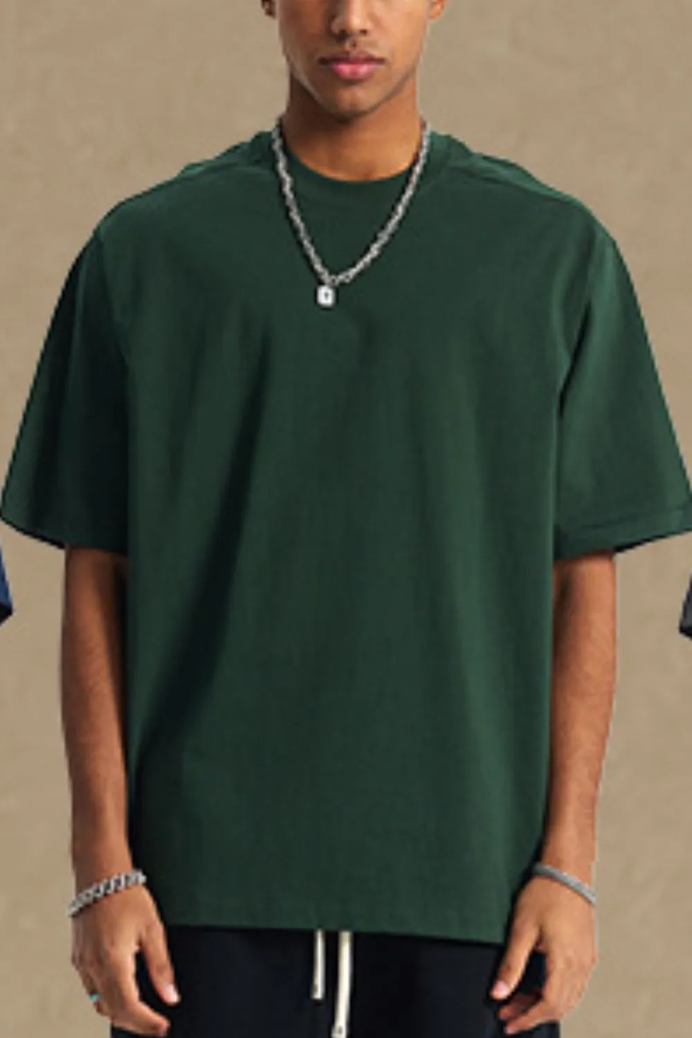 Men's Round Neck Half Sleeve T-Shirt, image 2