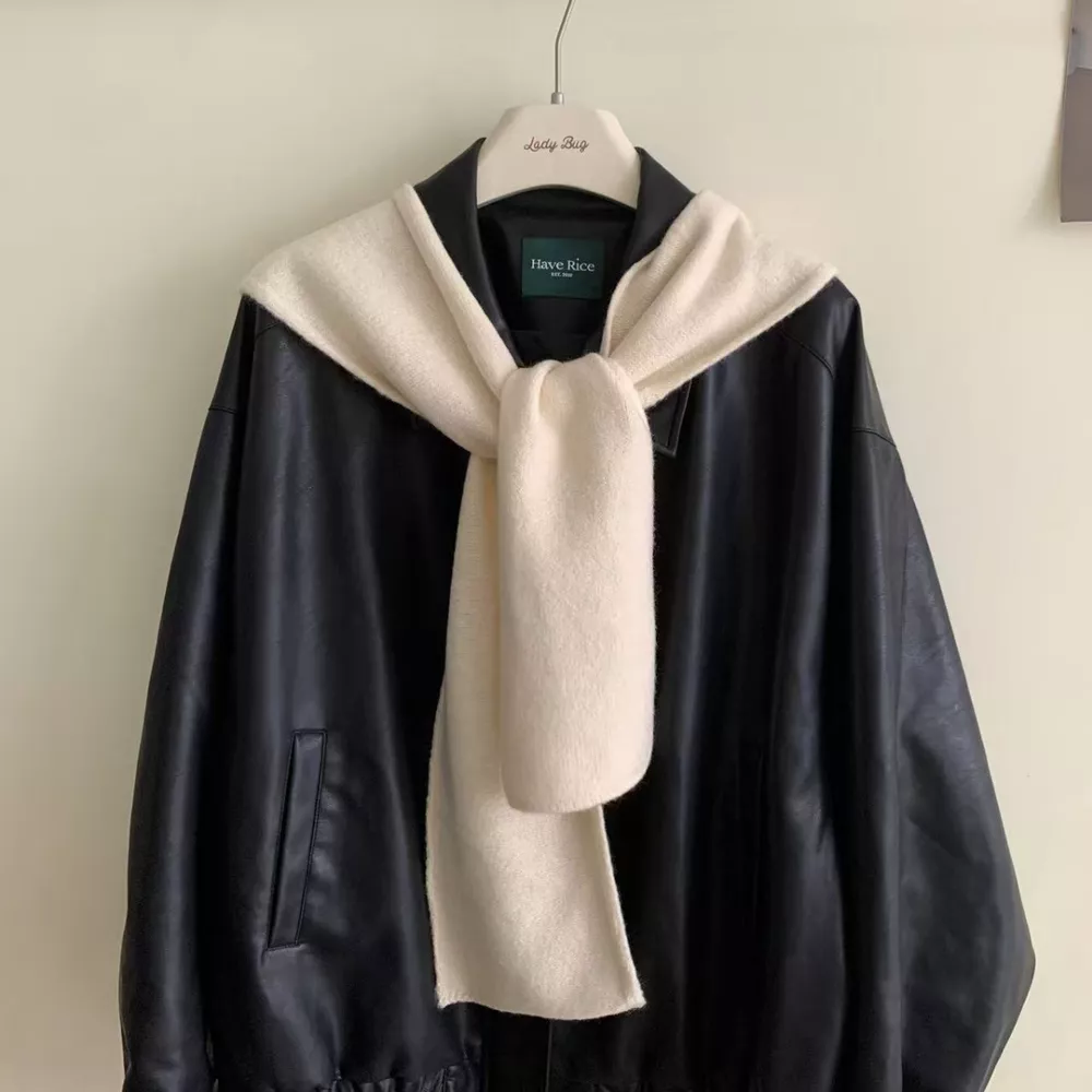 Knitted Hooded Scarf