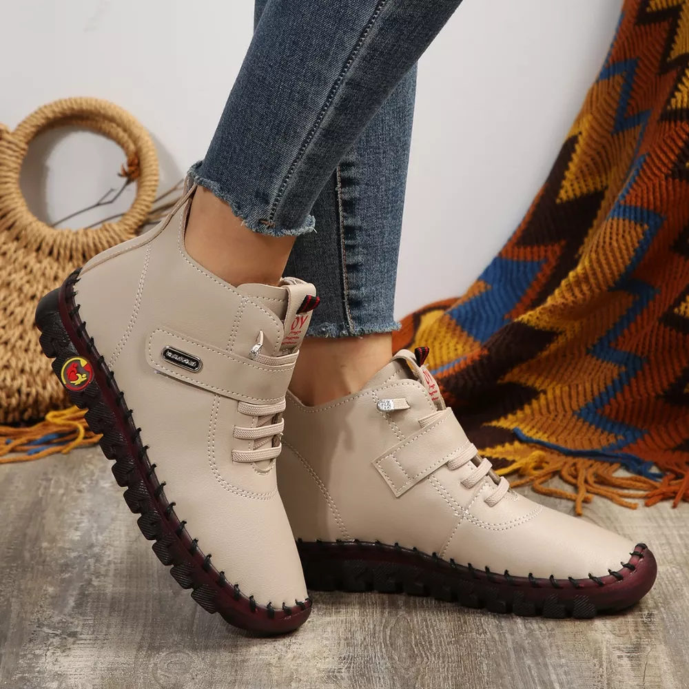 Lace Up Platform Ankle Boots, image 2