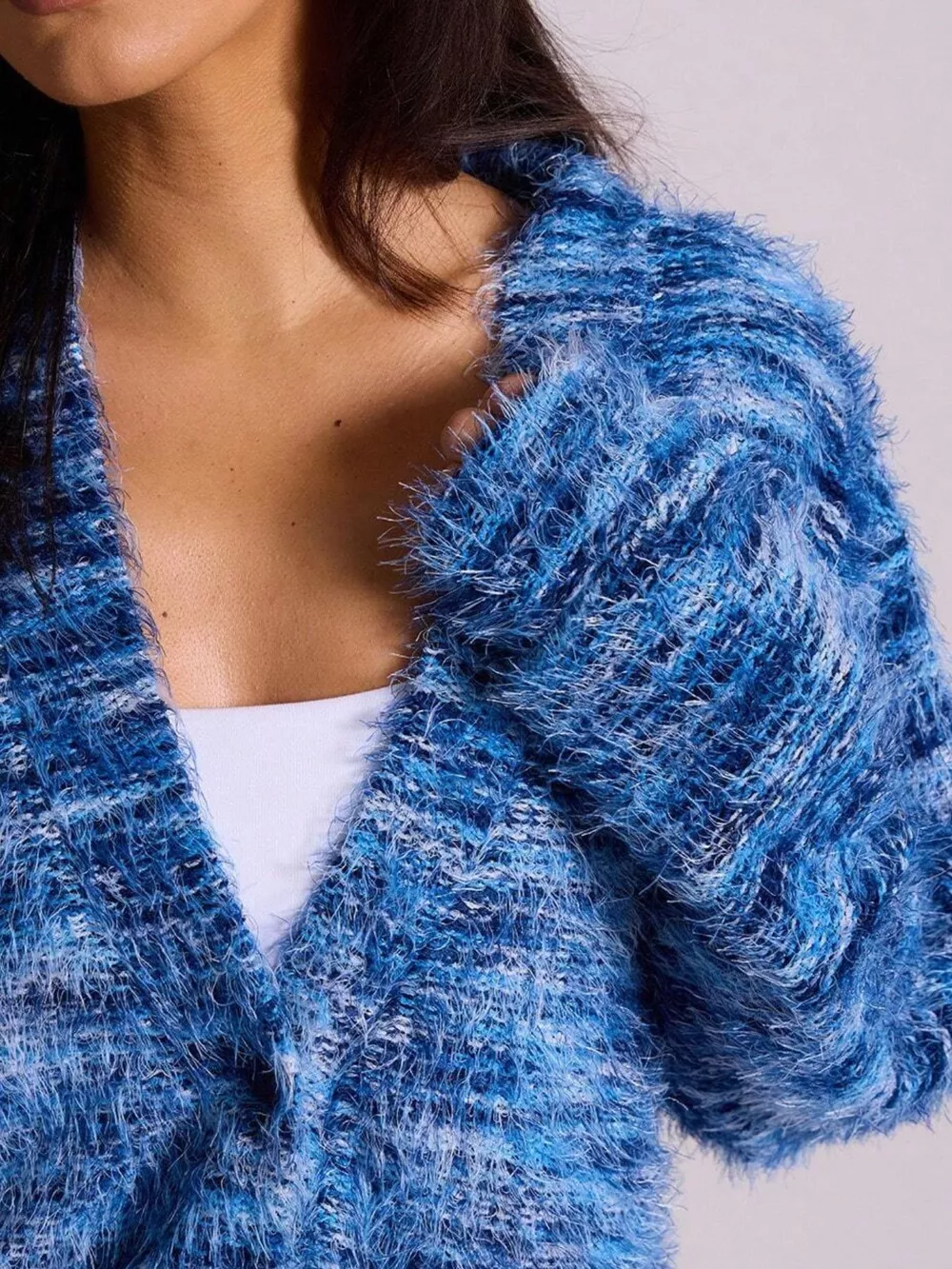 Textured Knit Button-Down Cardigan, image 20