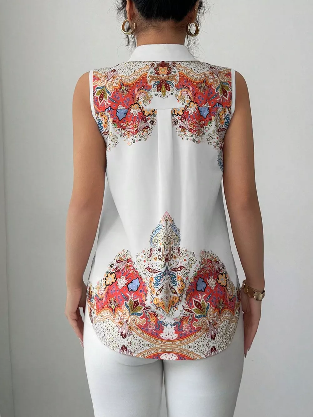 Button Up Sleeveless Shirt, image 20