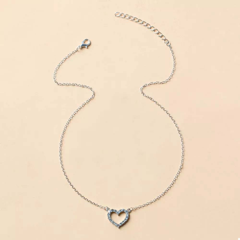 18K Gold-Plated Heart Necklace, image 2