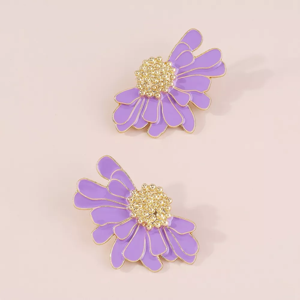 Flower Stud Earrings, image 6