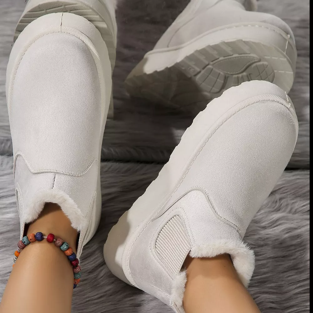 Round Toe Platform Ankle Boots, image 3