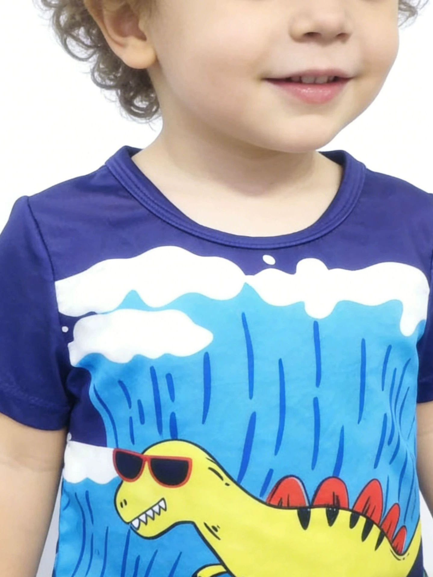 Children's Dinosaur Short Sleeve Tee and Shorts Set, image 3