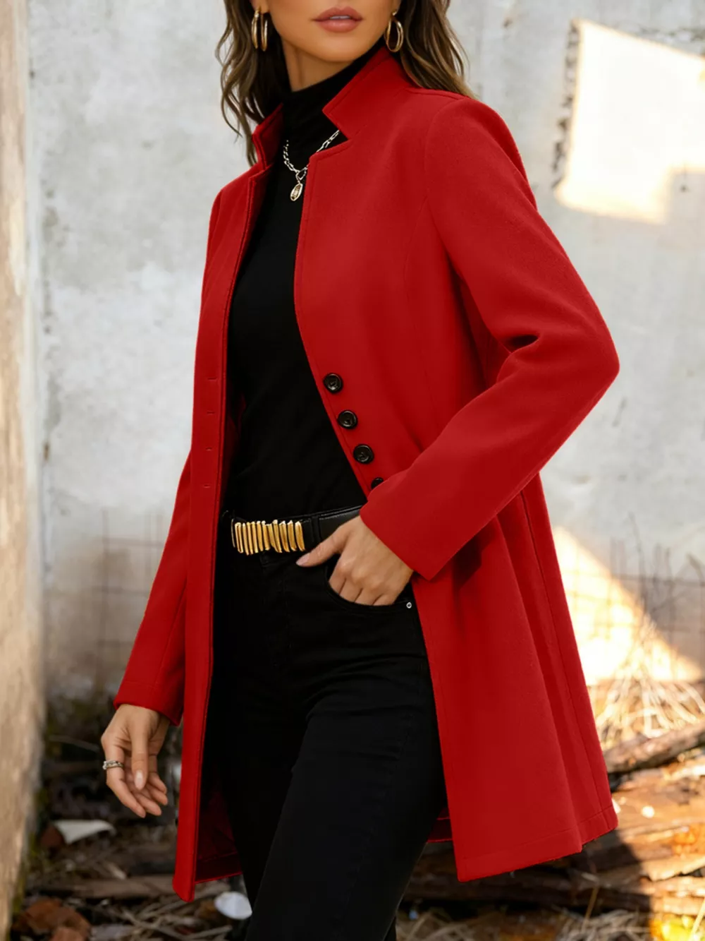 Button-Down Longline Outerwear, image 6