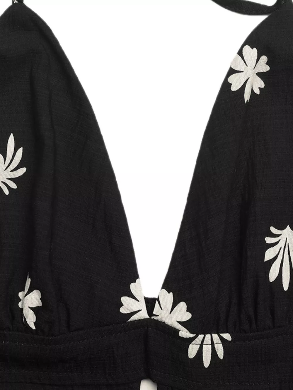 Printed Halter Neck Maxi Dress, image 4