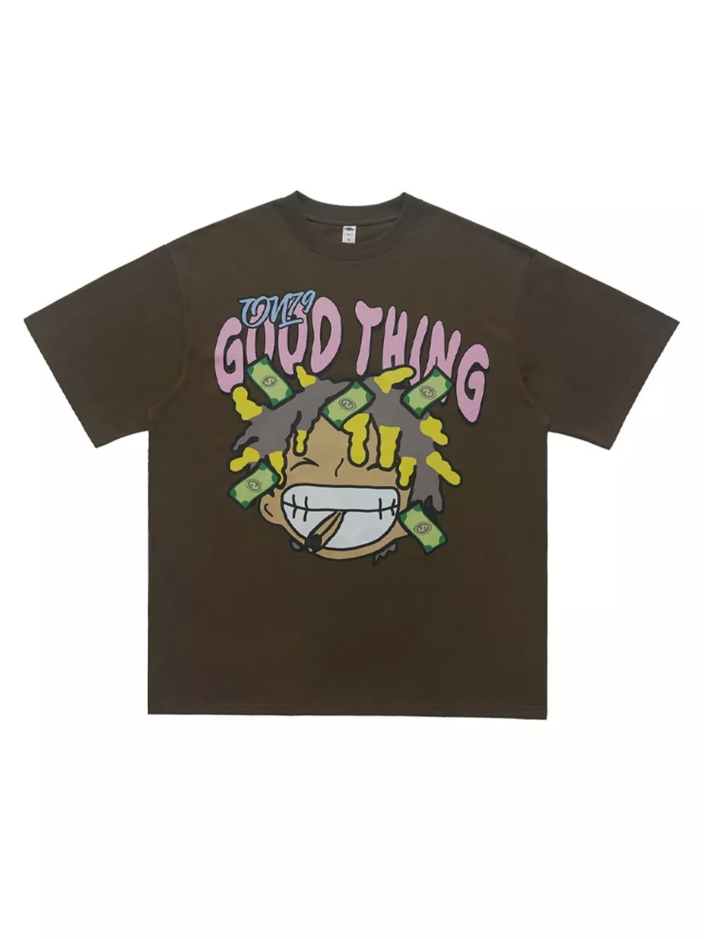 Men's Graphic Round Neck Casual T-Shirt, image 3