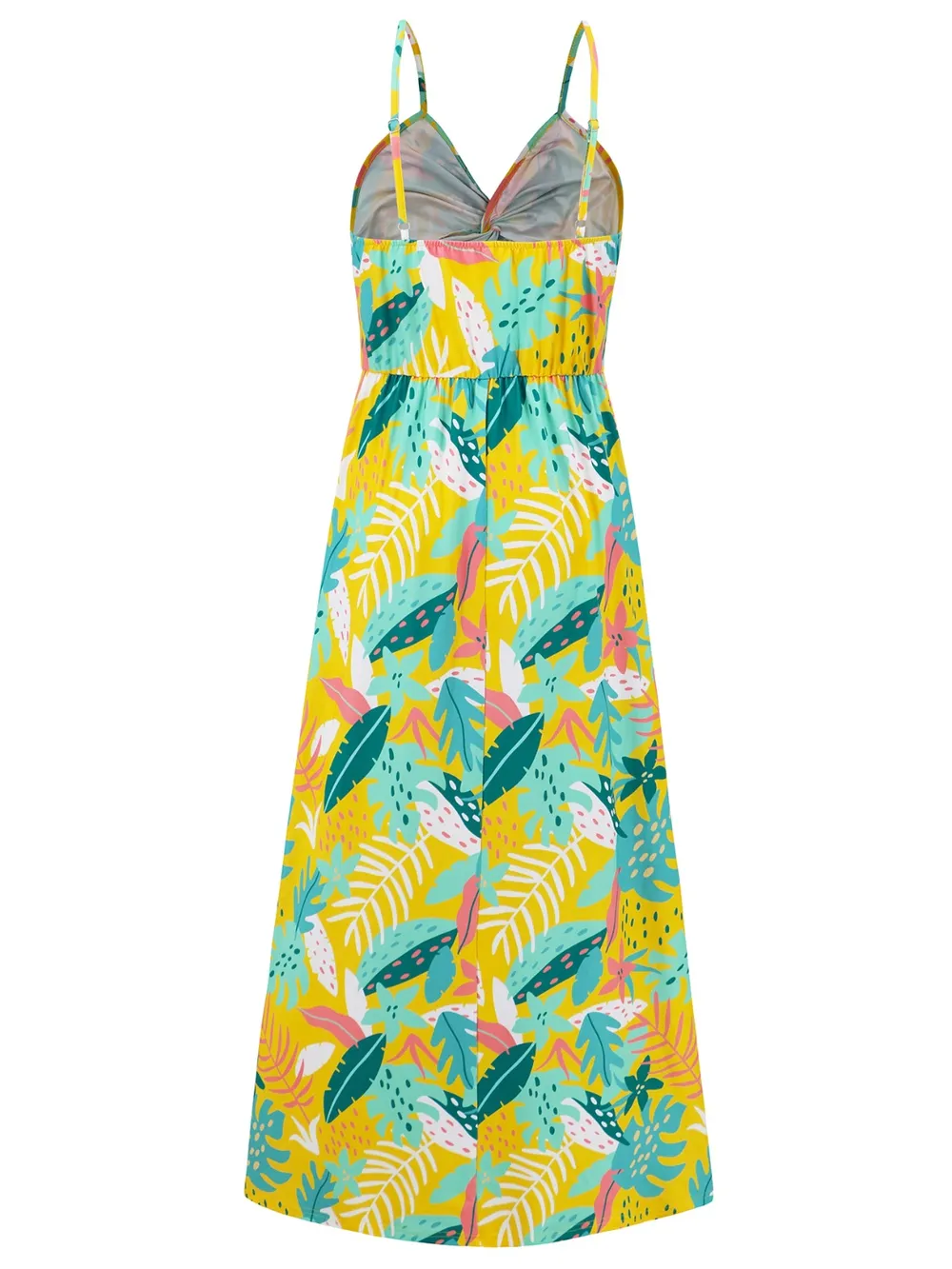 Twisted Printed V-Neck Cami Dress, image 24