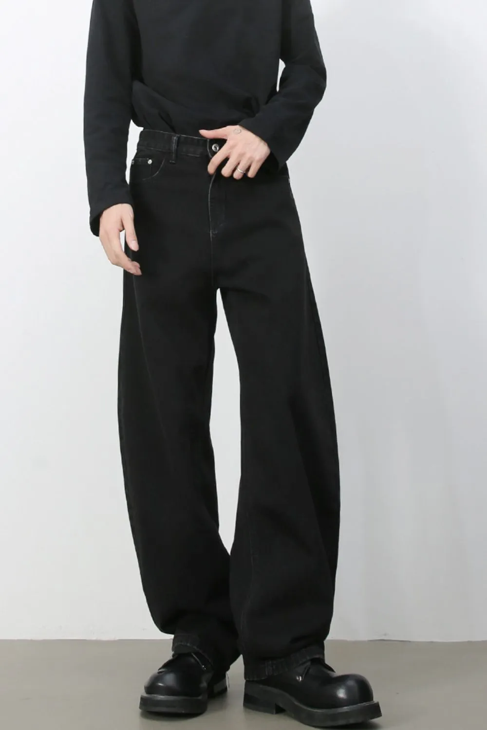 Men's Wide Leg Jeans, image 3