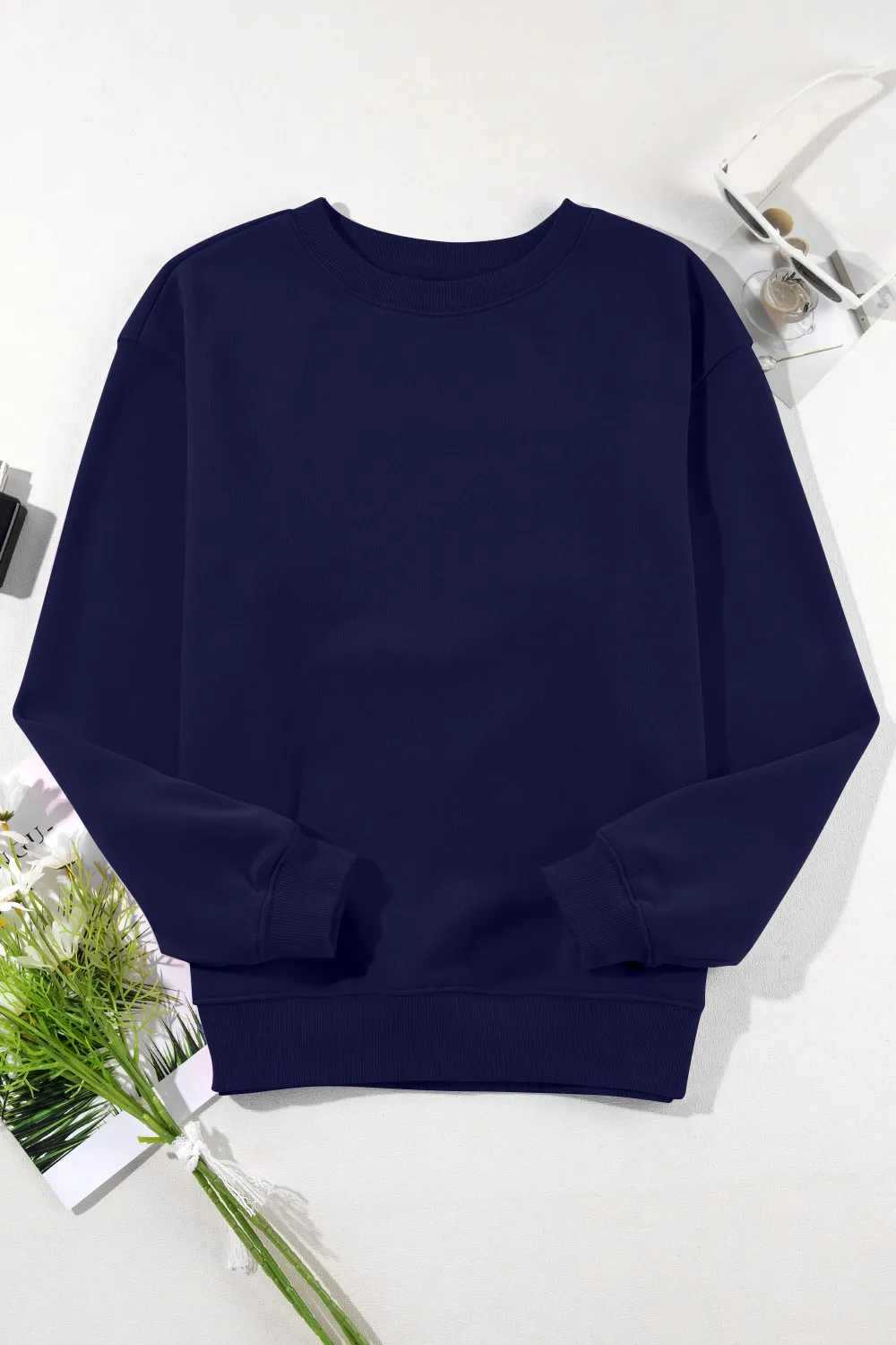Round Neck Long Sleeve Sweatshirt, image 3
