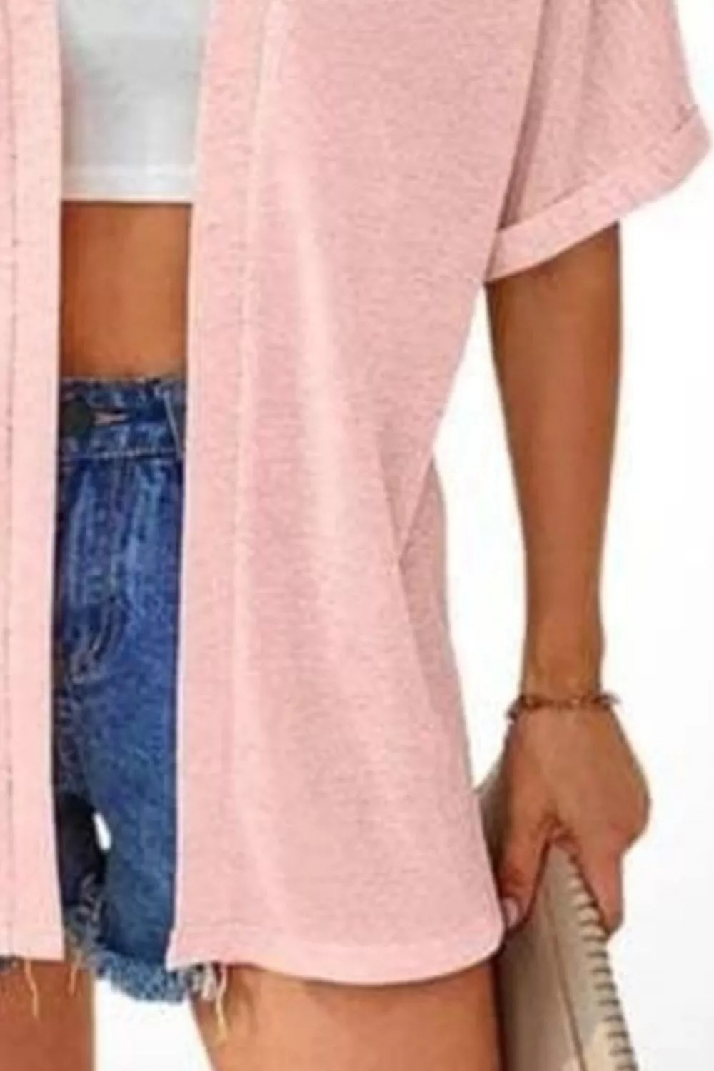 Side Sit Open Front Cardigan, image 7