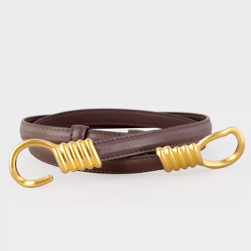 Hook Buckle Skinny Belt, image 5