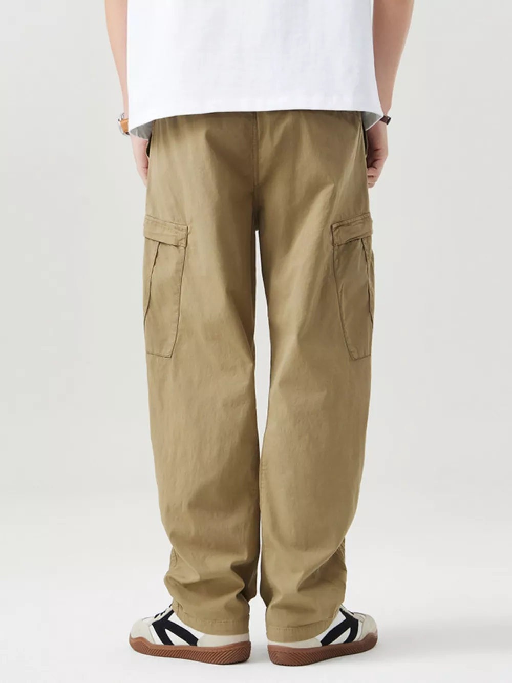 Men's Full Size Wide Leg Cargo Pants Plus Size, image 12