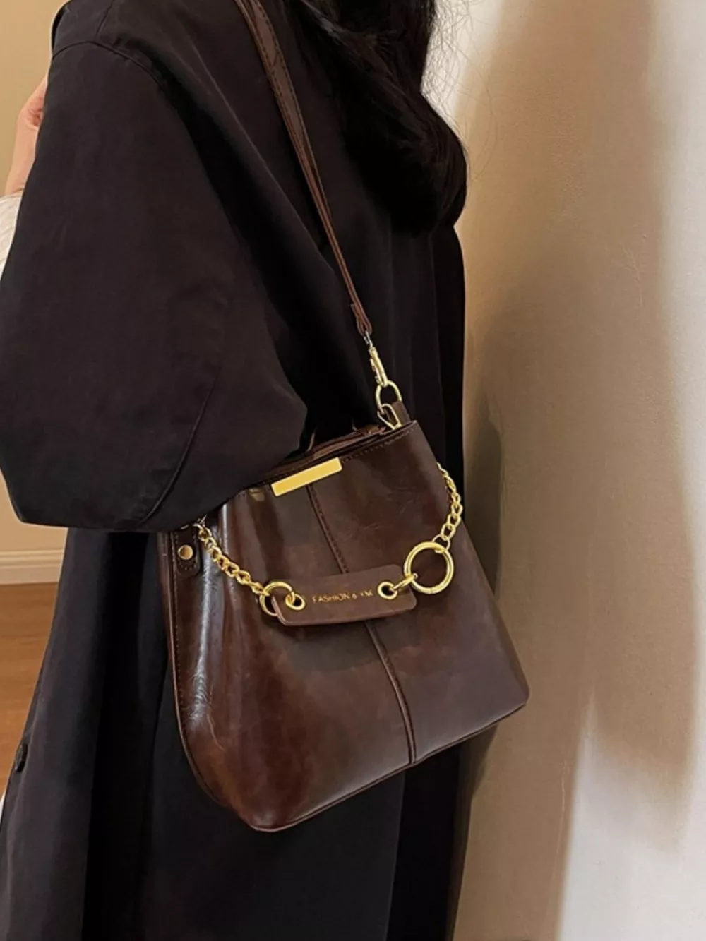 Chain Decor Crossbody Bag, image 6