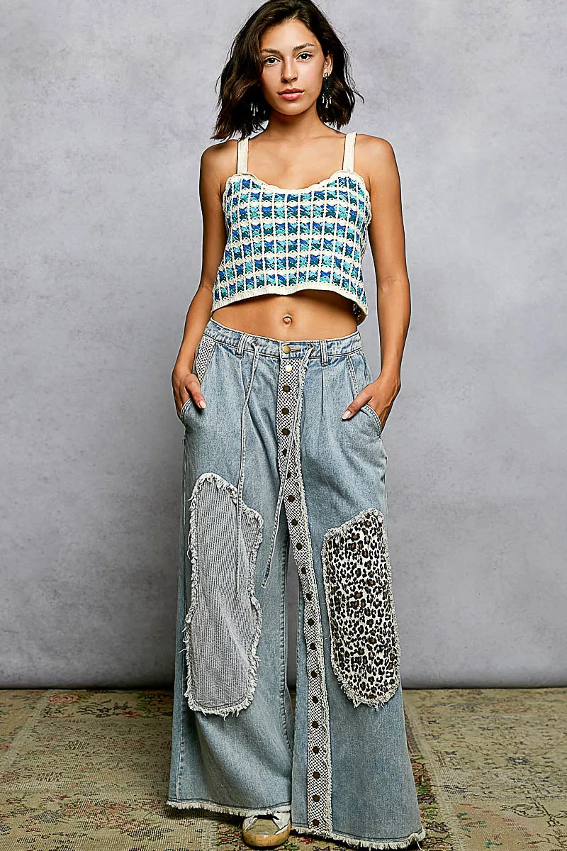 Cropped Crochet Cami with Scalloped Edge, image 9