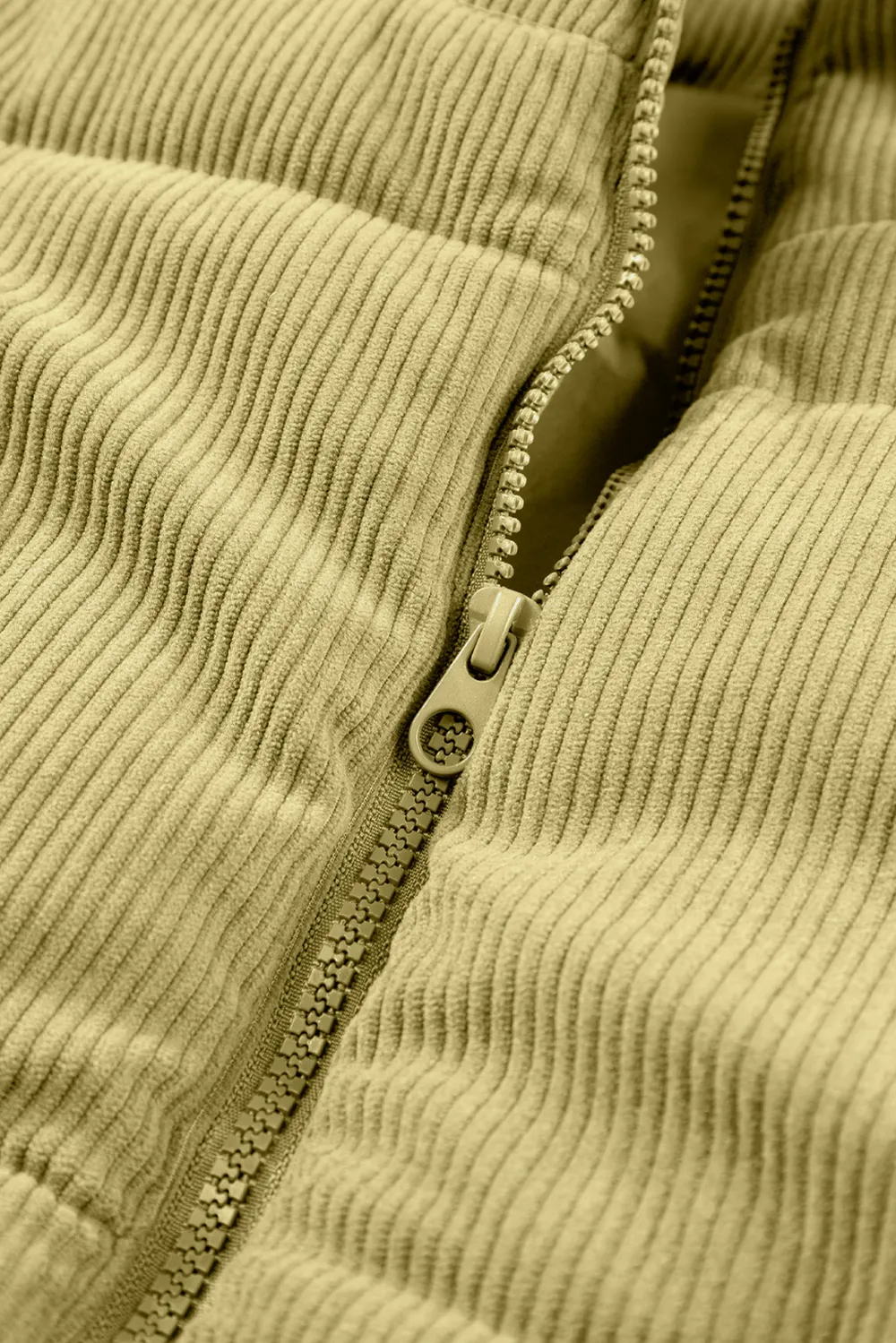 Zip Up Turtleneck Vest Coat, image 4