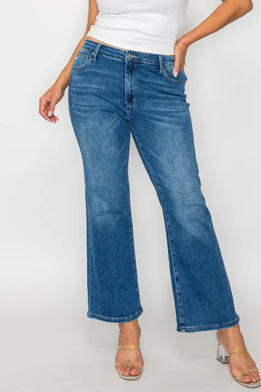 Full Size Cat's Whiskers Mid Rise Ankle Jeans, image 3