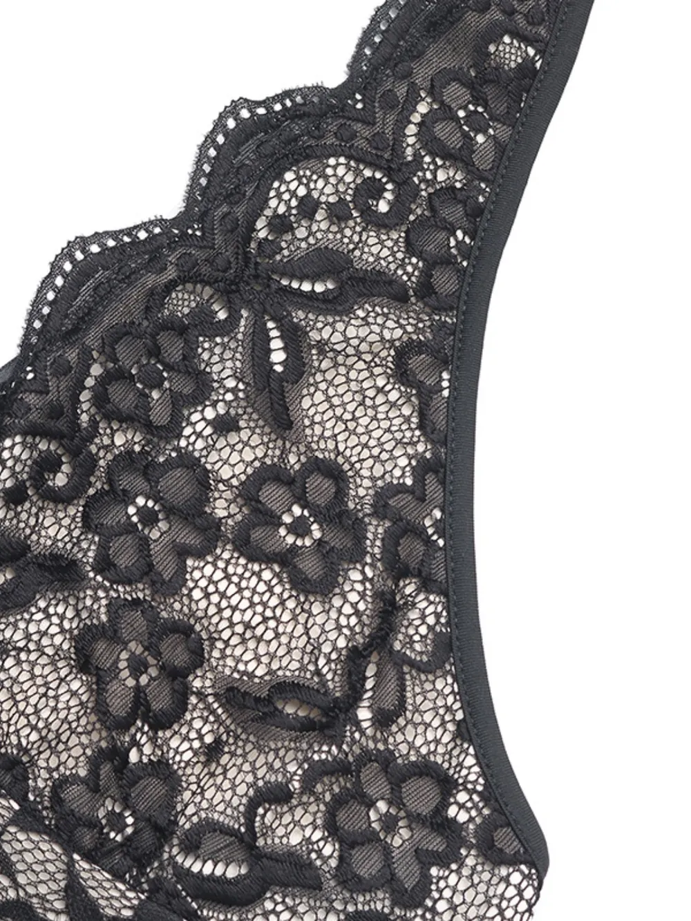 Lace Halter Neck Bodysuit, image 4